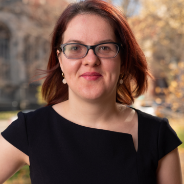 Headshot of Anastasia Klimchynskaya, postdoctoral researcher at the University of Chicago’s Institute on the Formation of Knowledge.