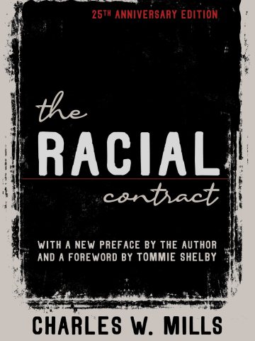 The book cover for Charles Mills' The Racial Contract.
