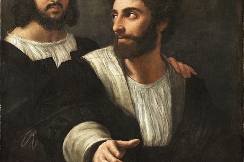 Raphael’s painting “The Self-Portrait with a Friend.”