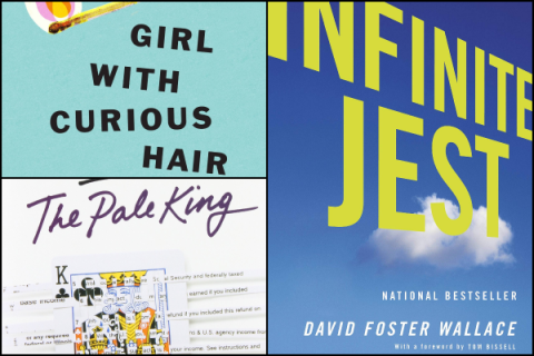 Pictures of three of David Foster Wallace's books