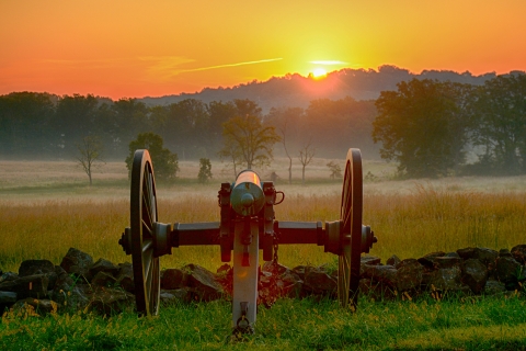 Civil War era cannon at Gettysburg